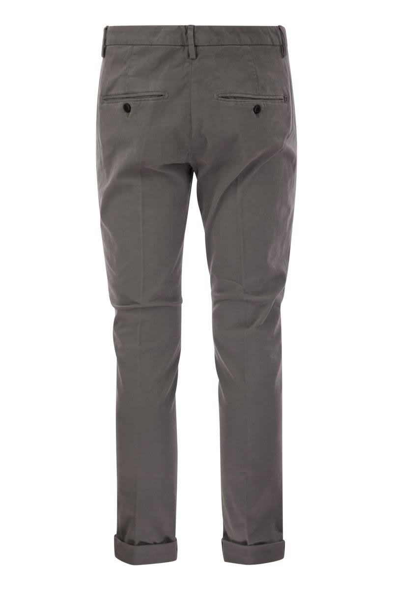 DONDUP Slim-Fit Gabardine Trousers - Fall/Winter 2025