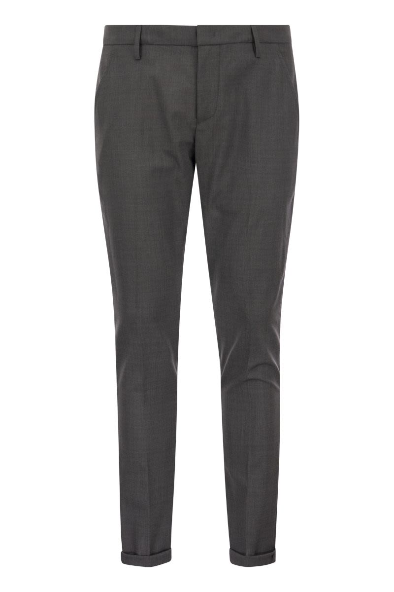 DONDUP Fresh Wool Trousers for Men
