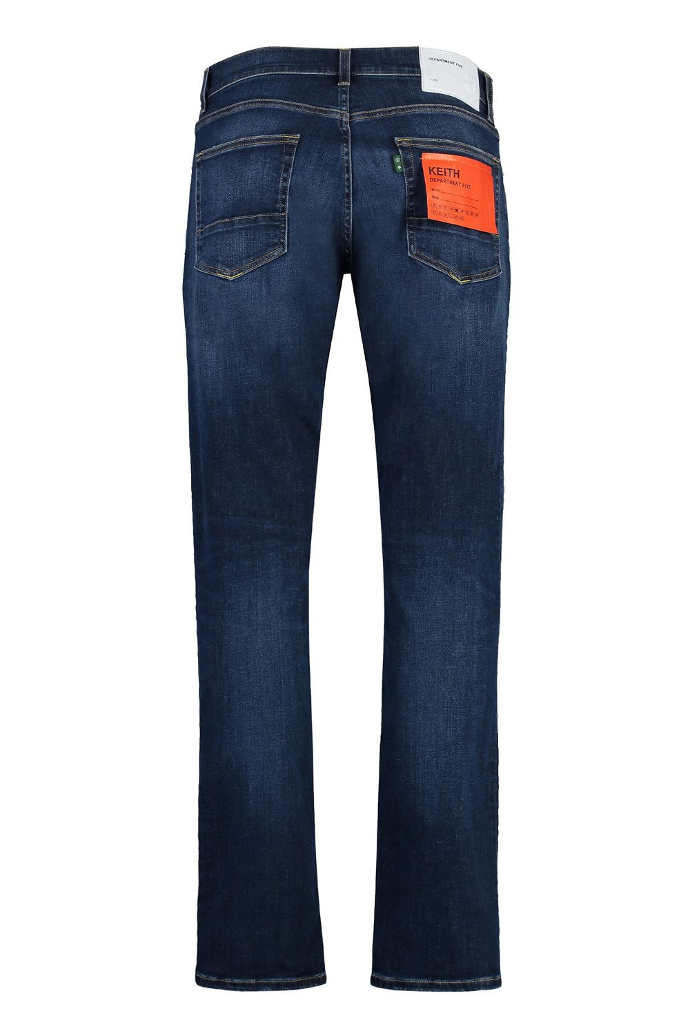 DEPARTMENT FIVE Slim Fit Men's Denim Jeans with Metal Detailing