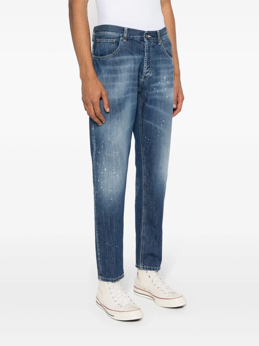 DONDUP Classic Fit Mini Jeans for Men