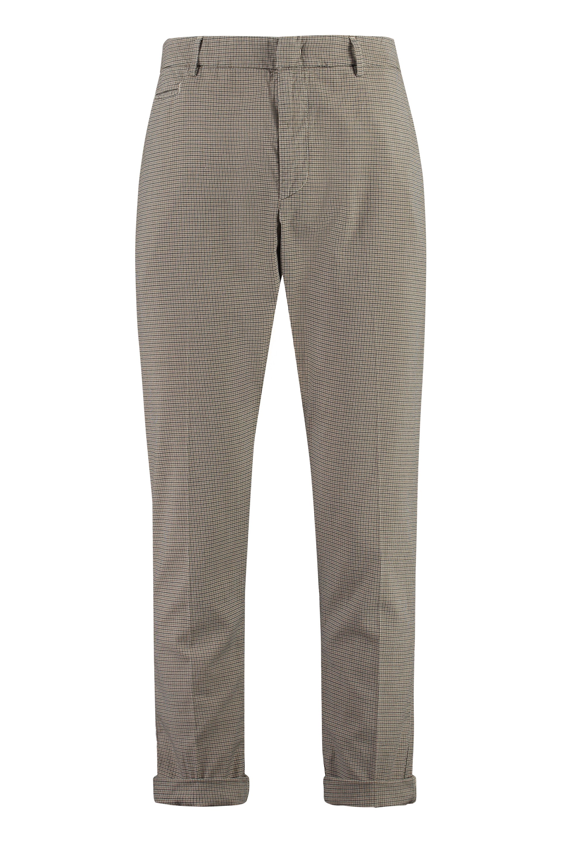 DONDUP Prince-of-Wales Checkered Design Trousers - Mini Style