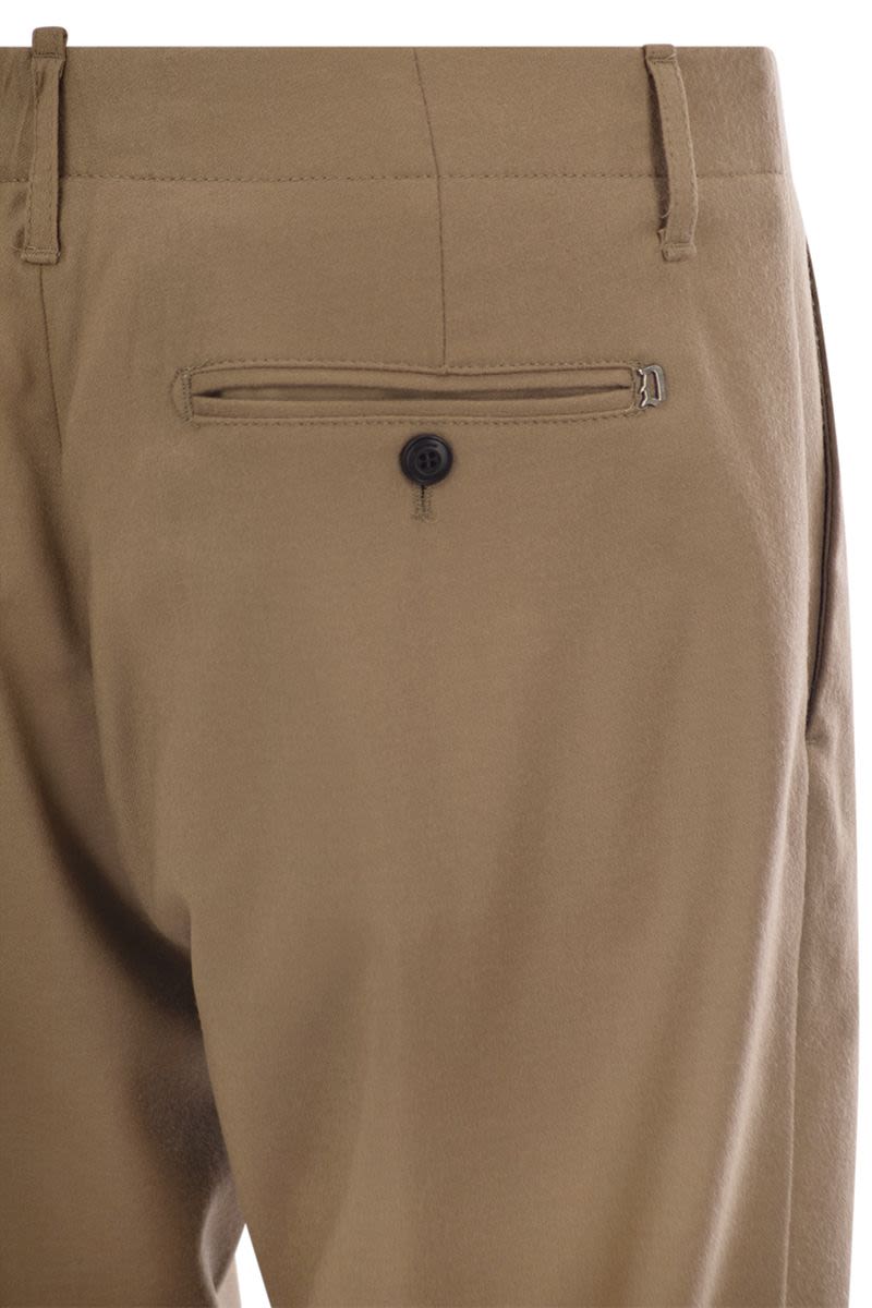 DONDUP Men's Carrot Pants - Wool Blend