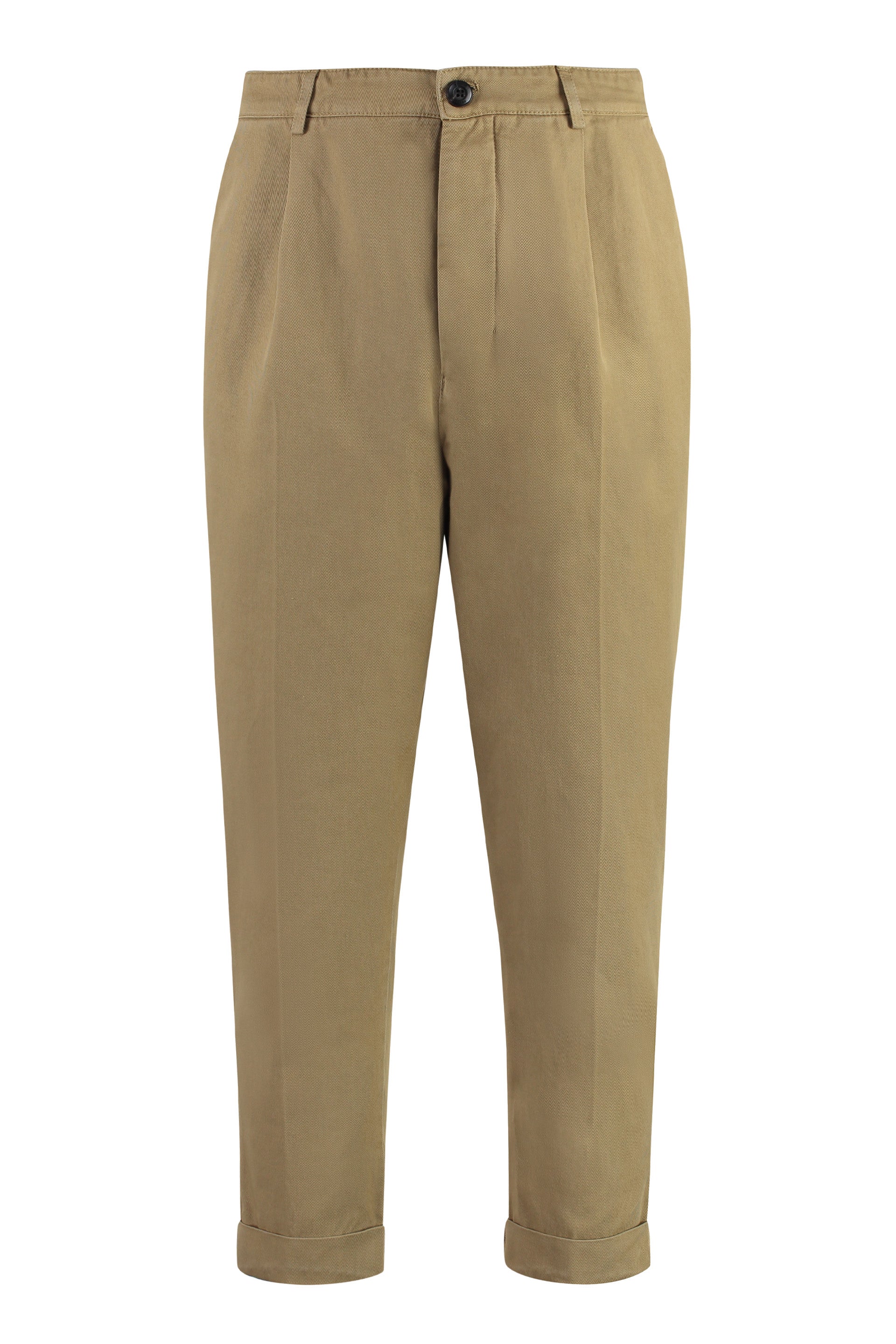 DONDUP Stretch Cotton Chino Trousers for Men - SS24