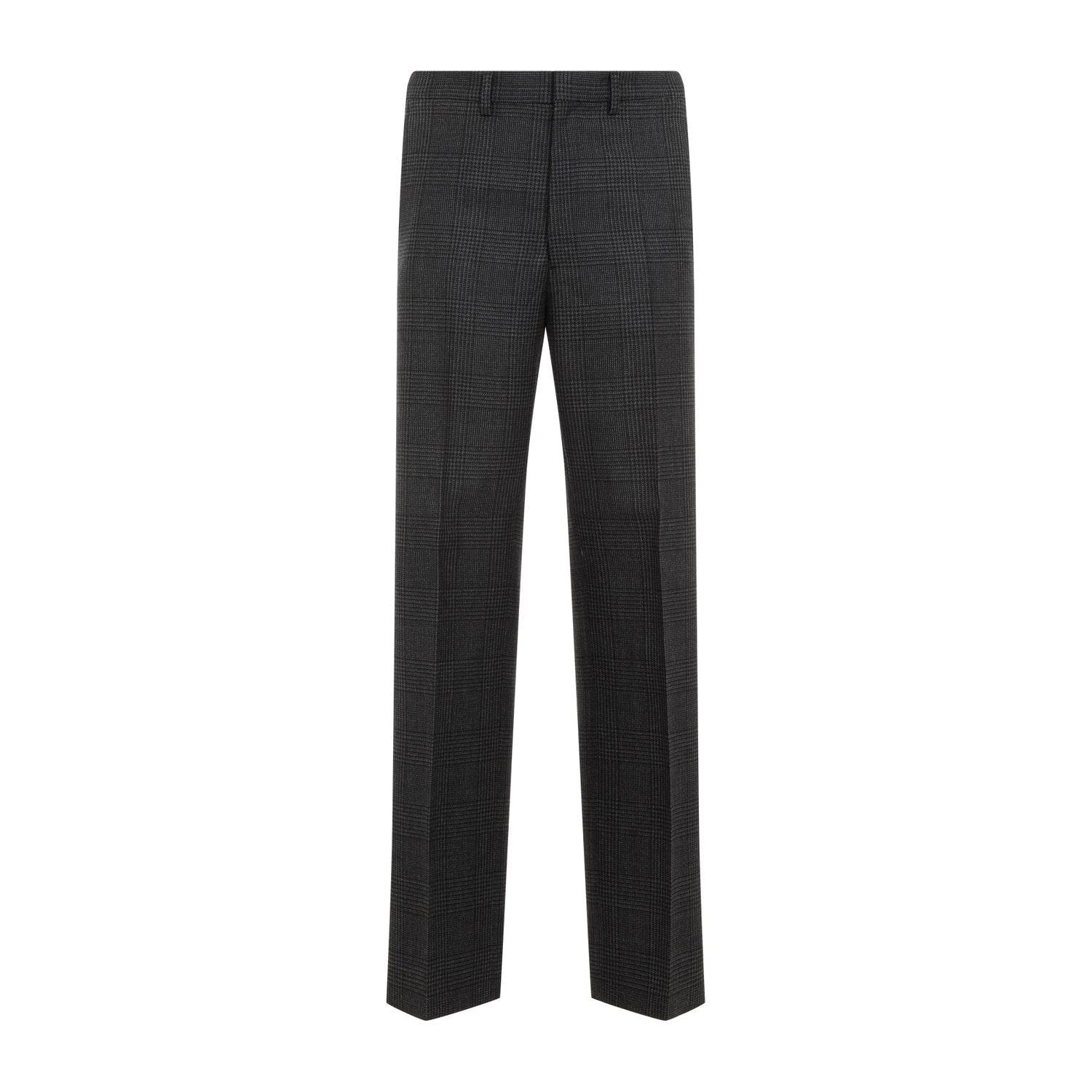 PRADA Checked Wool Pants for Men