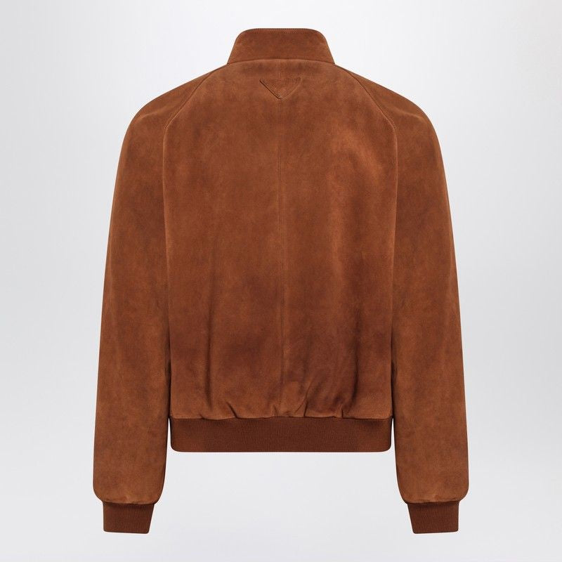 PRADA Suede Bomber Jacket