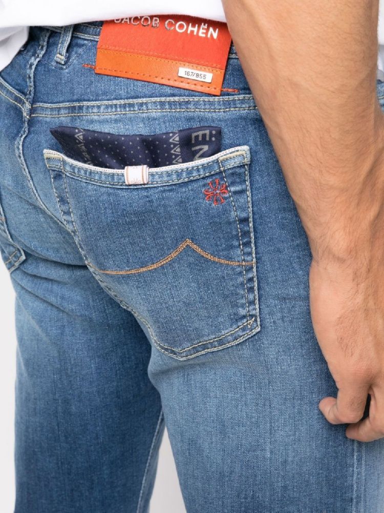 JACOB COHEN Men's Premium Cotton Blend Pants