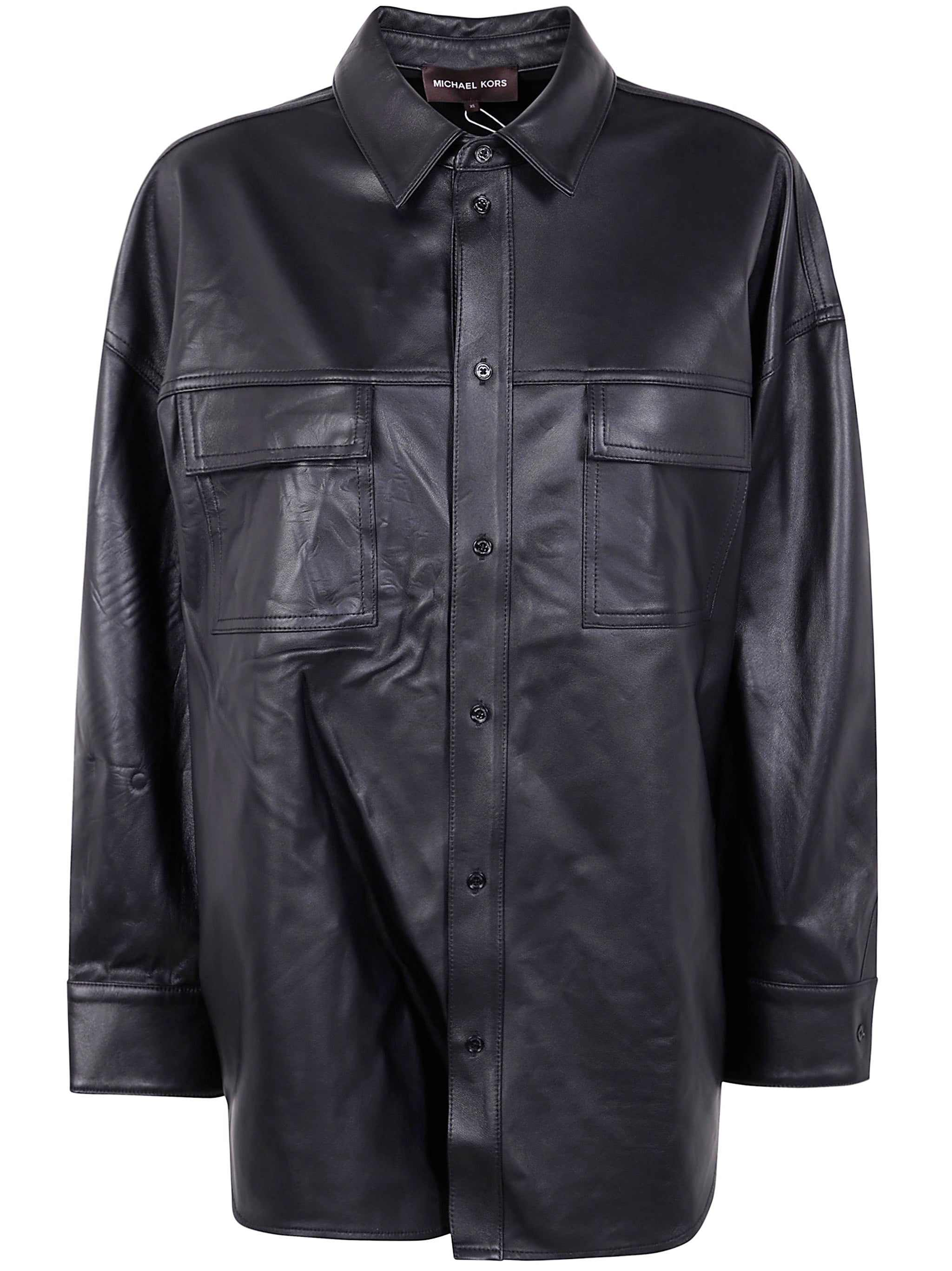 MICHAEL MICHAEL KORS Unisex Oversized Leather Shirt