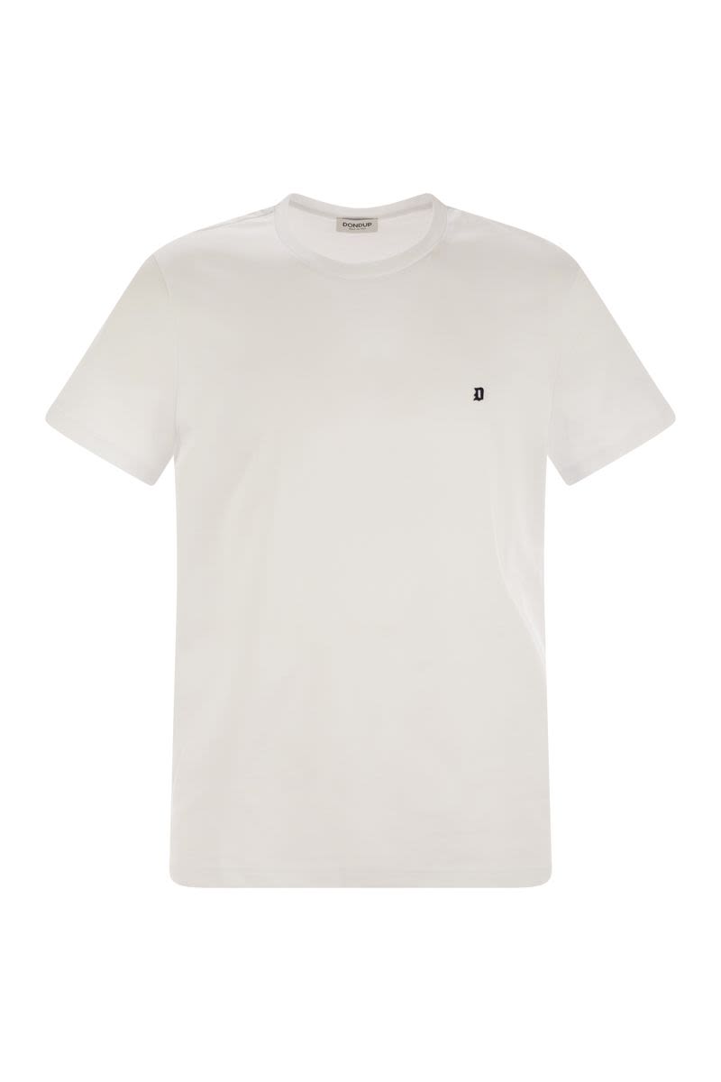 DONDUP Essential Logo Crew Neck T-Shirt for Men