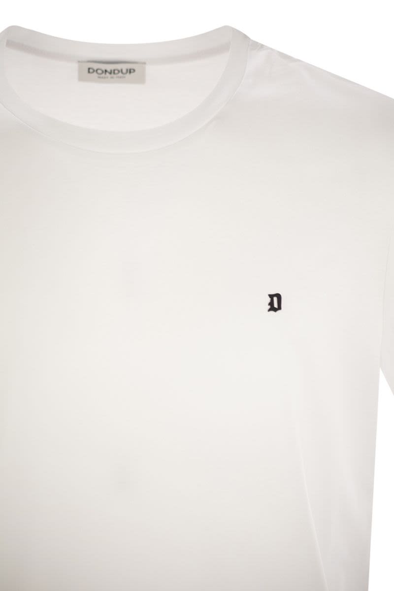 DONDUP Essential Logo Crew Neck T-Shirt for Men