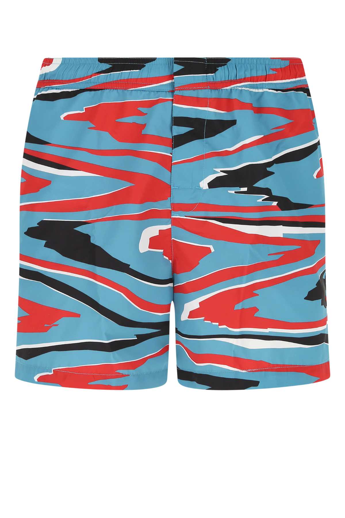 MISSONI Men's Mini Printed Polyester Swimming Shorts