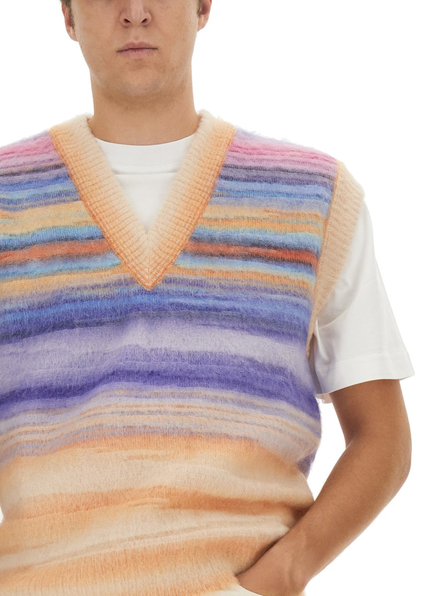 MISSONI Knit Vest Size 48 - Multicolour