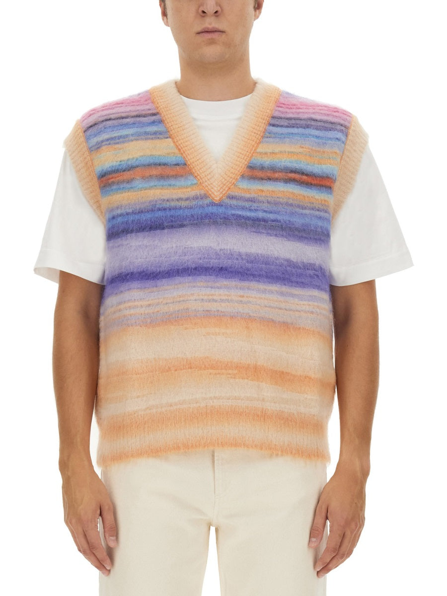 MISSONI Knit Vest Size 48 - Multicolour