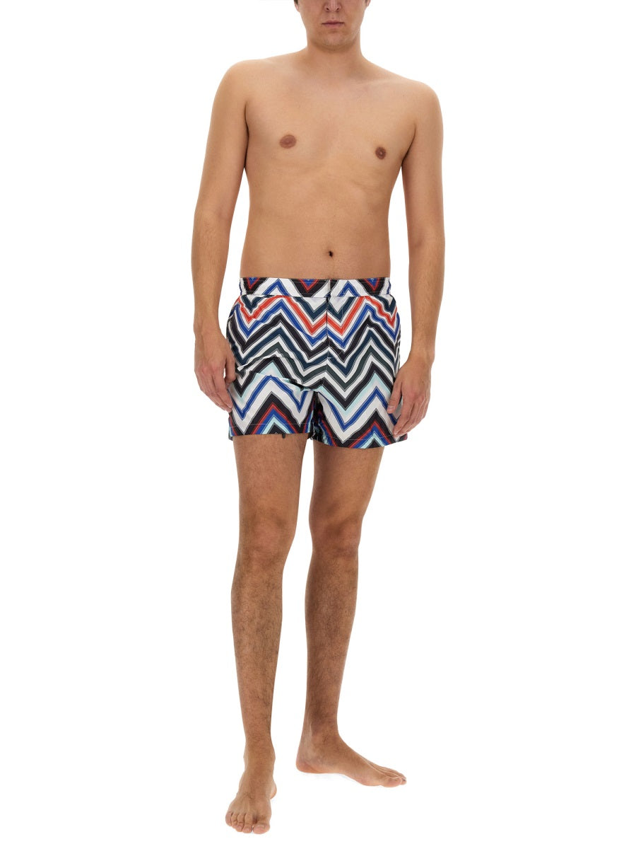 MISSONI Men's 100% Polyamide Swimsuit (Size L)