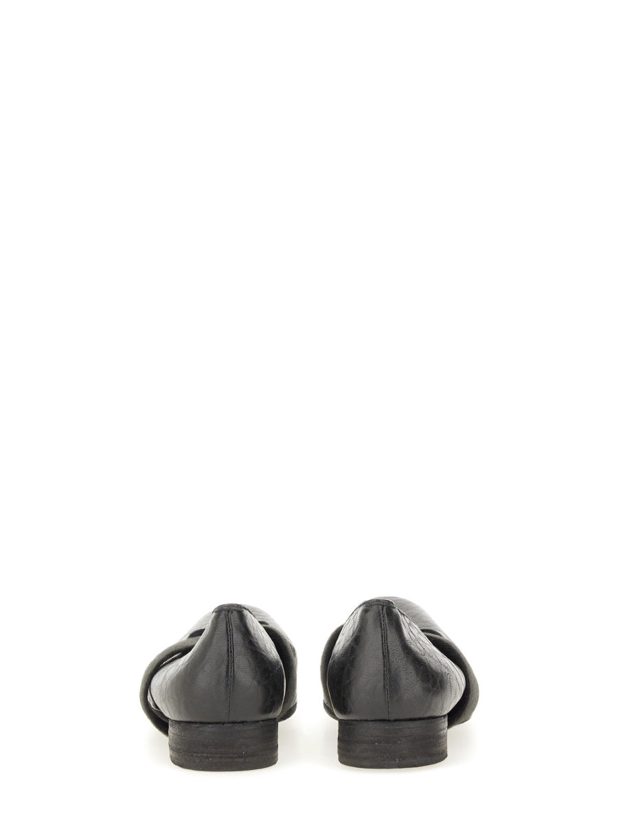 UMA WANG Leather Ballerina Flats for Women - FW25 Collection