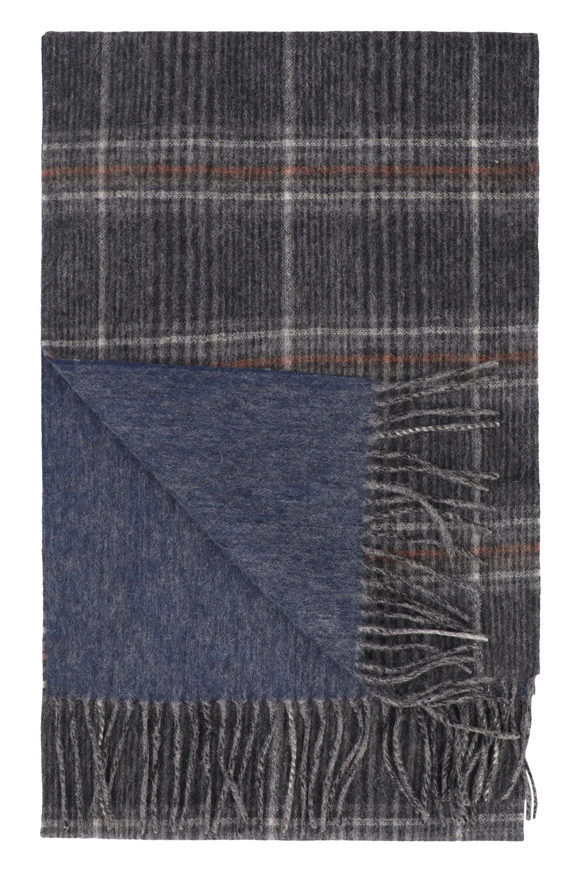 BARBOUR Reversible Wool Scarf - 25x180 cm