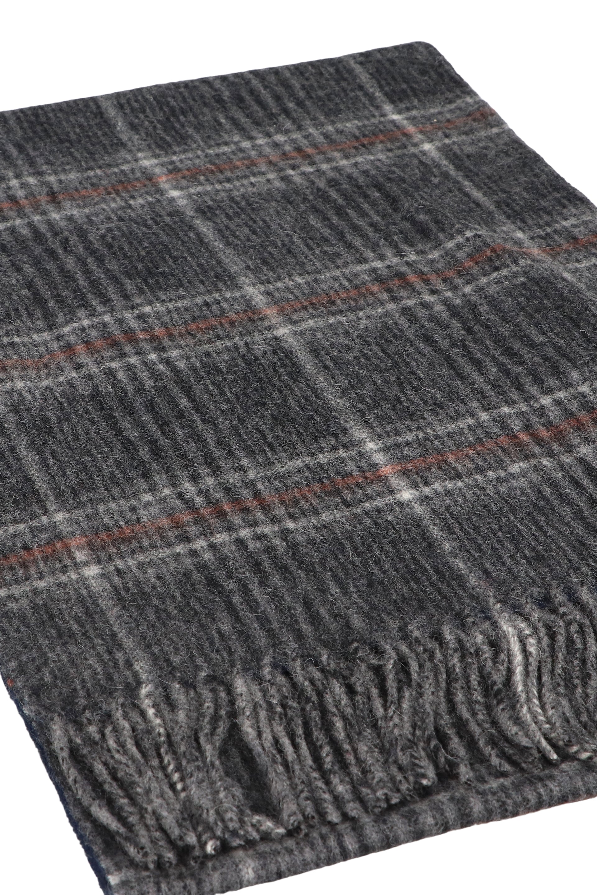 BARBOUR Reversible Wool Scarf - 25x180 cm