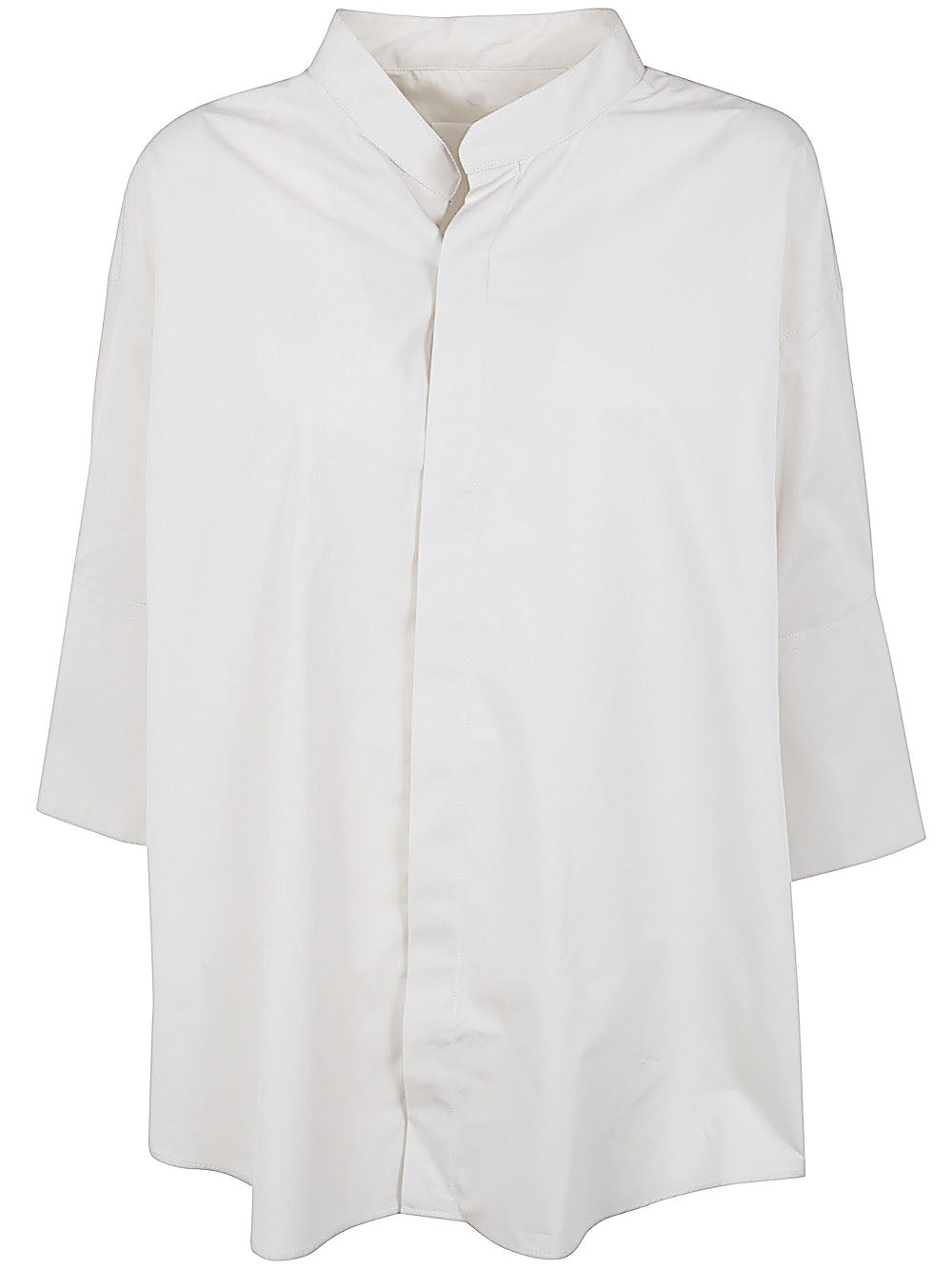 AMI PARIS Mandarin Collar Shirt for Women - SS24 Collection
