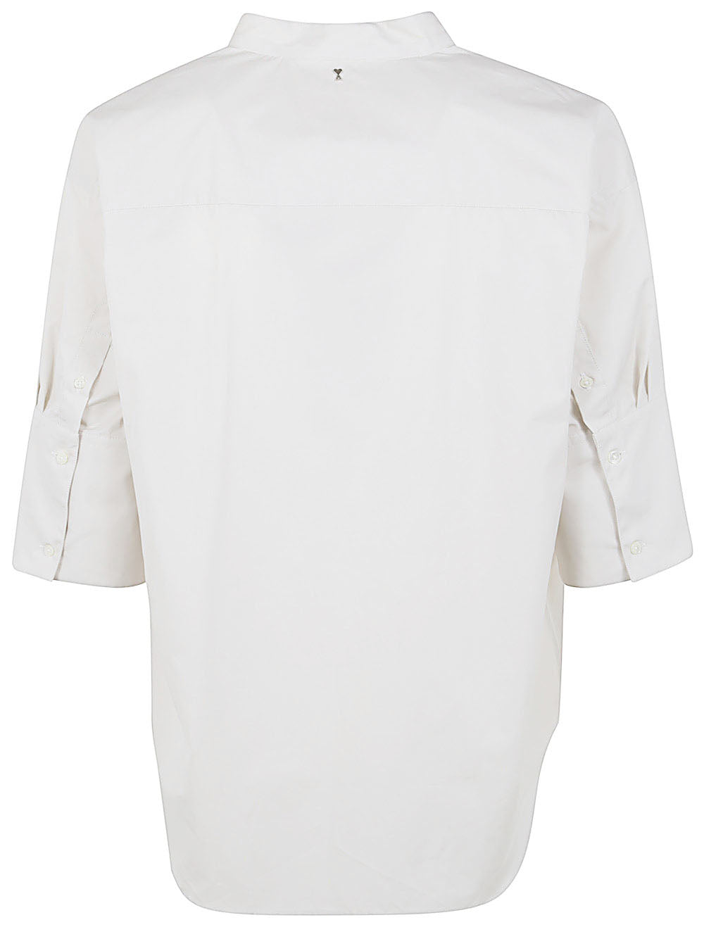 AMI PARIS Men's Mandarin Collar Shirt - SS25 Collection