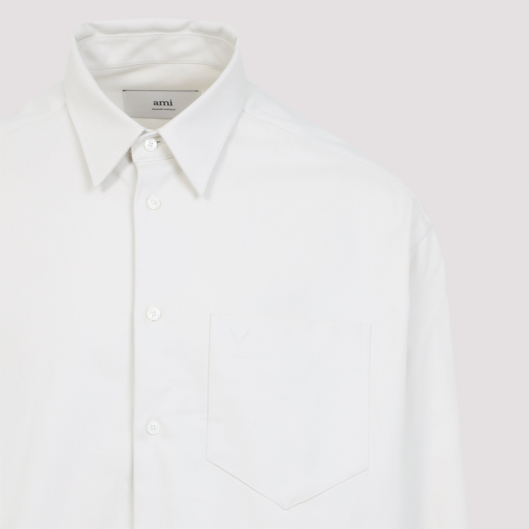 AMI PARIS Embossed ADC Shirt for Men - FW25 Collection