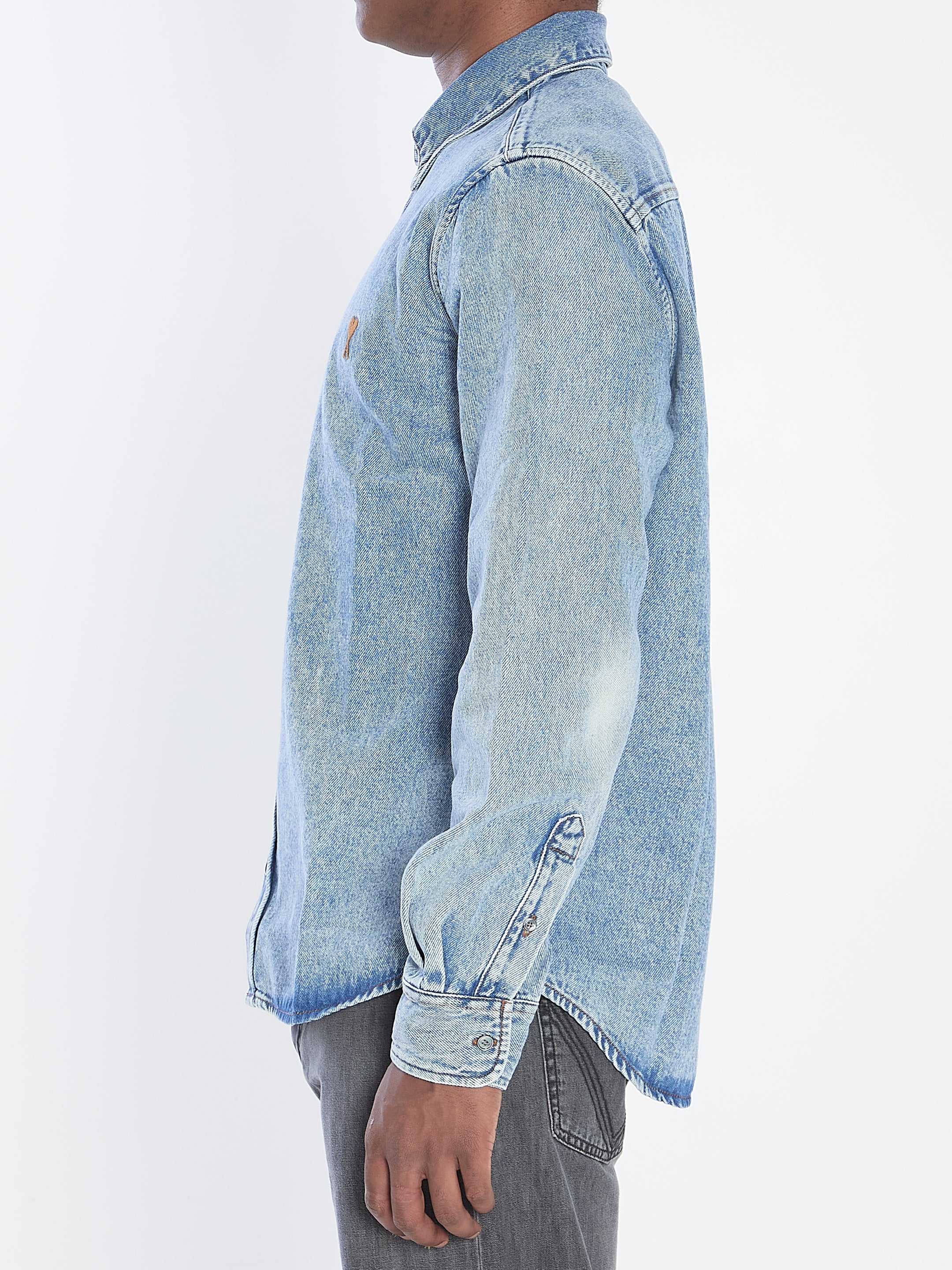 AMI PARIS Men's Denim Shirt - Size M