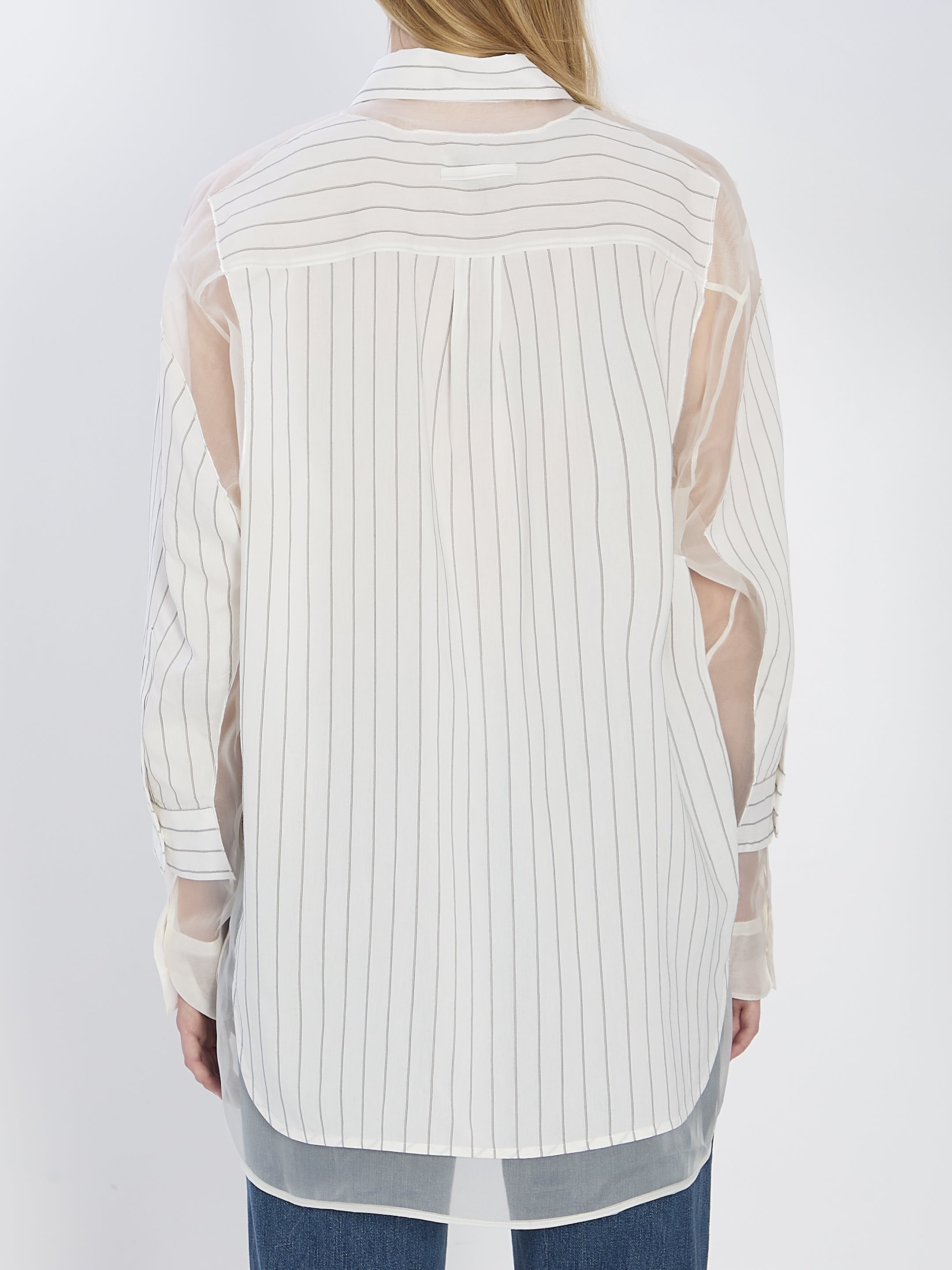 JEAN PAUL GAULTIER Oversized Striped Shirt - Size S