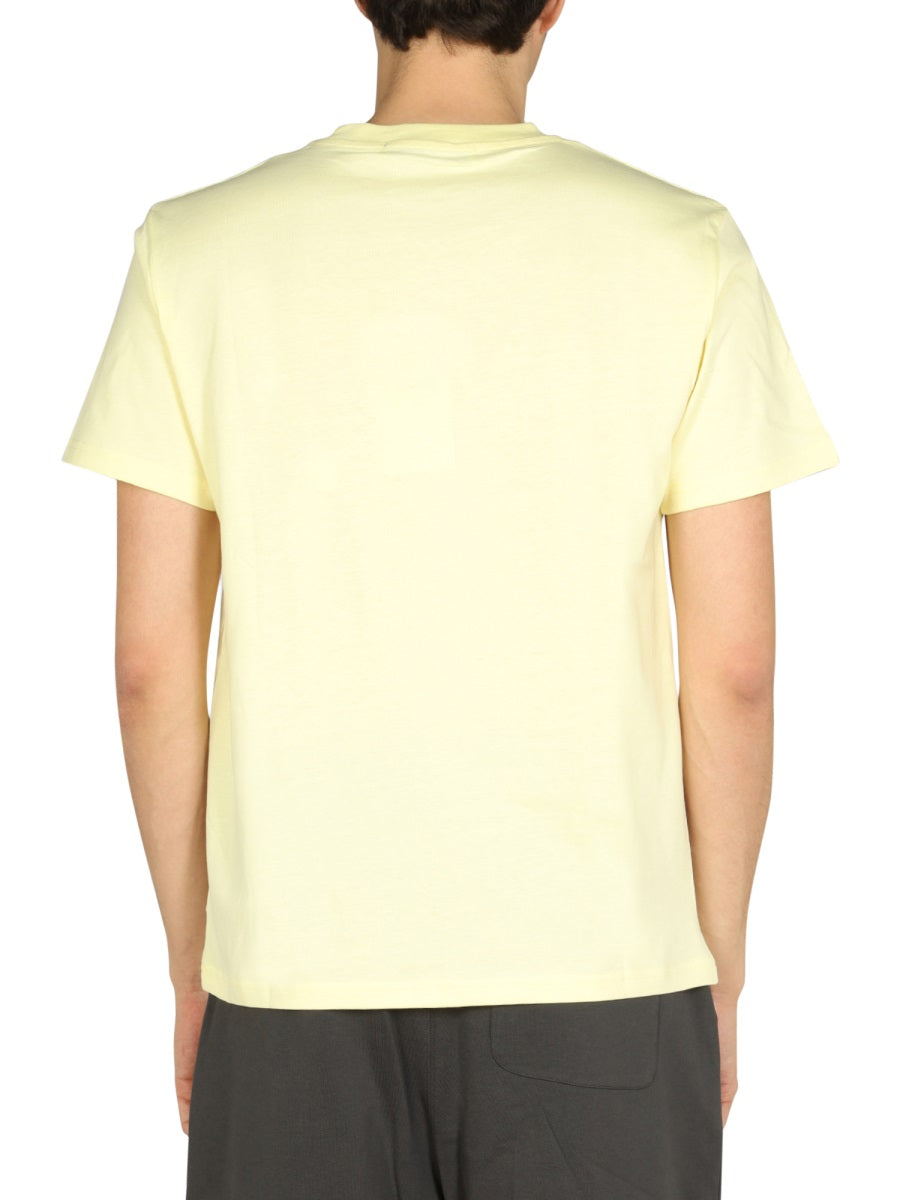 DEPARTMENT FIVE Classic Crew Neck T-Shirt with Front Logo Print