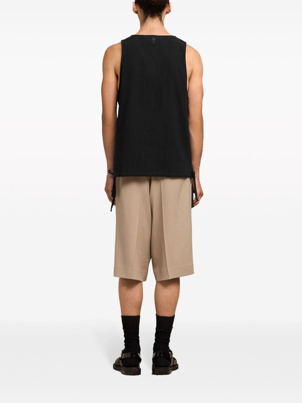 AMI PARIS Round Collar Tank Shirt