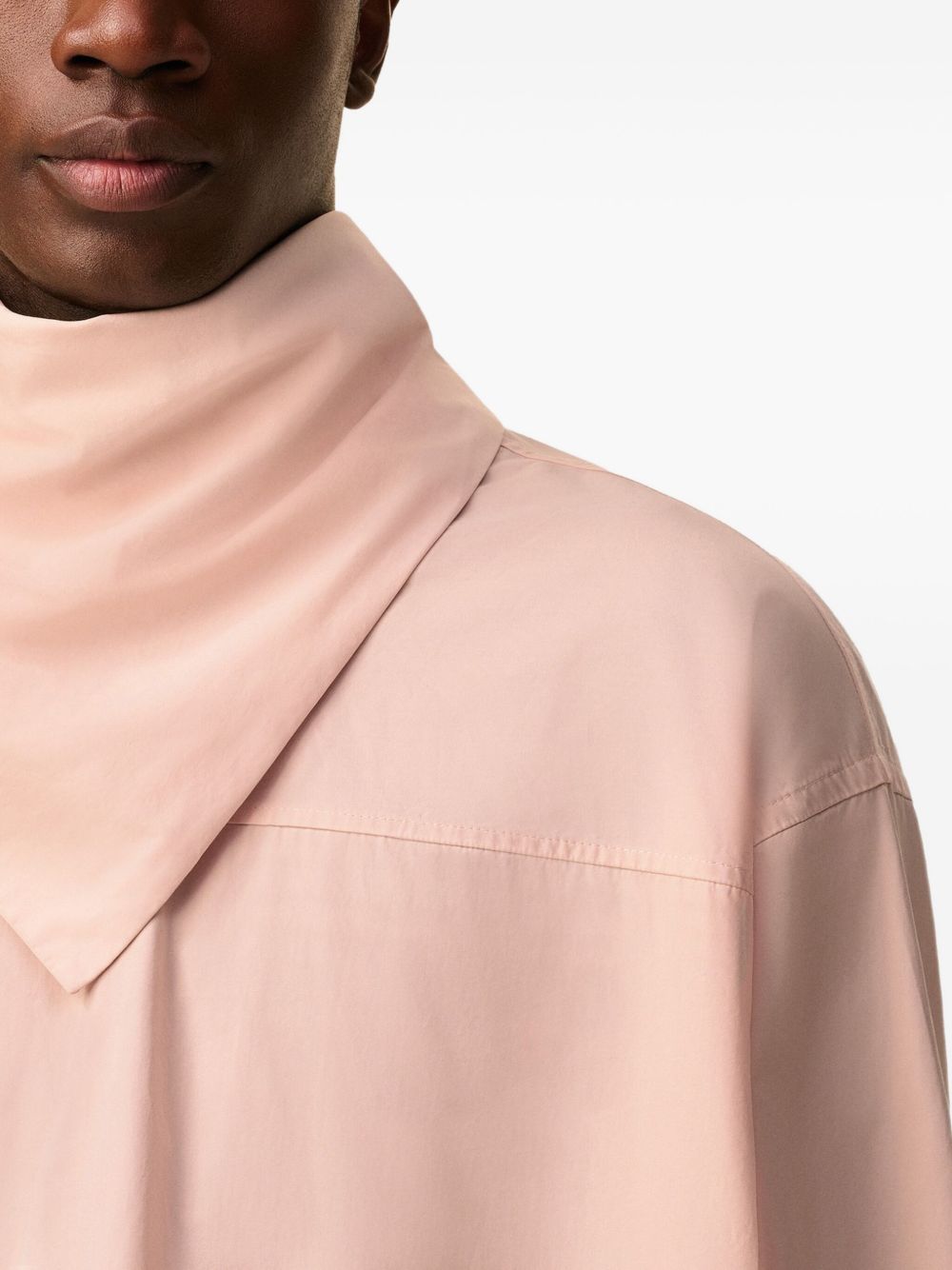 AMI PARIS Women's M/L Bandana in Silk & Nylon Blend