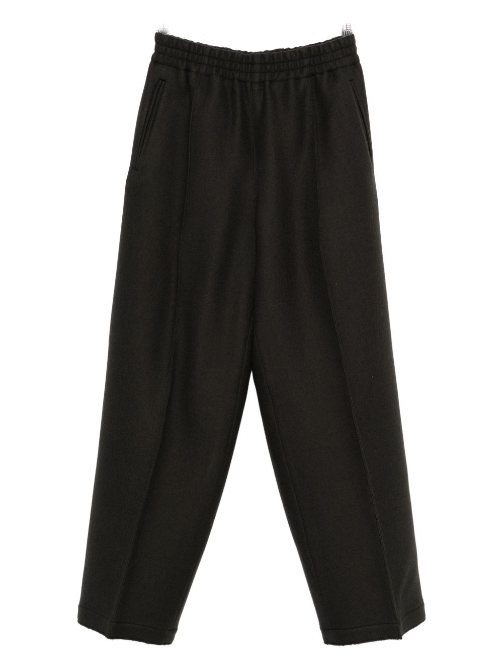 AMI PARIS Wide-Leg Wool Trousers for Women