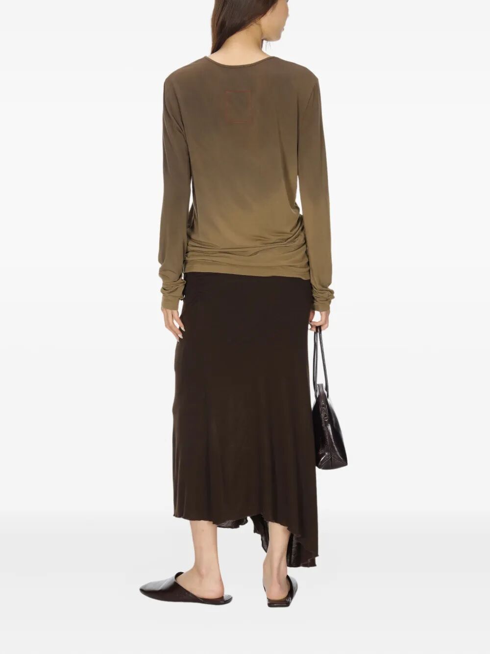 UMA WANG Women's 'TI' Modal Blend Top