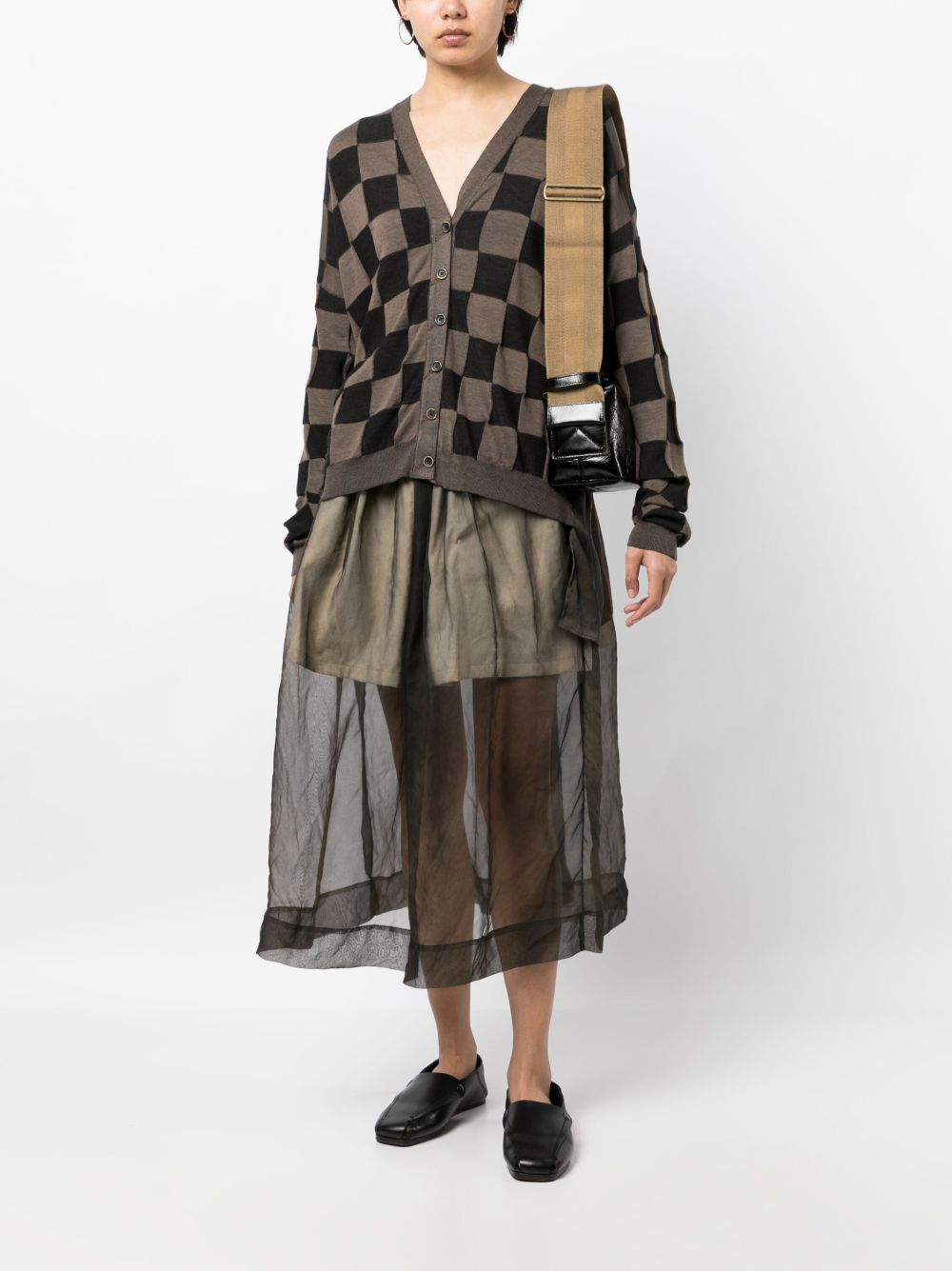 UMA WANG Elegant Silk Skirt