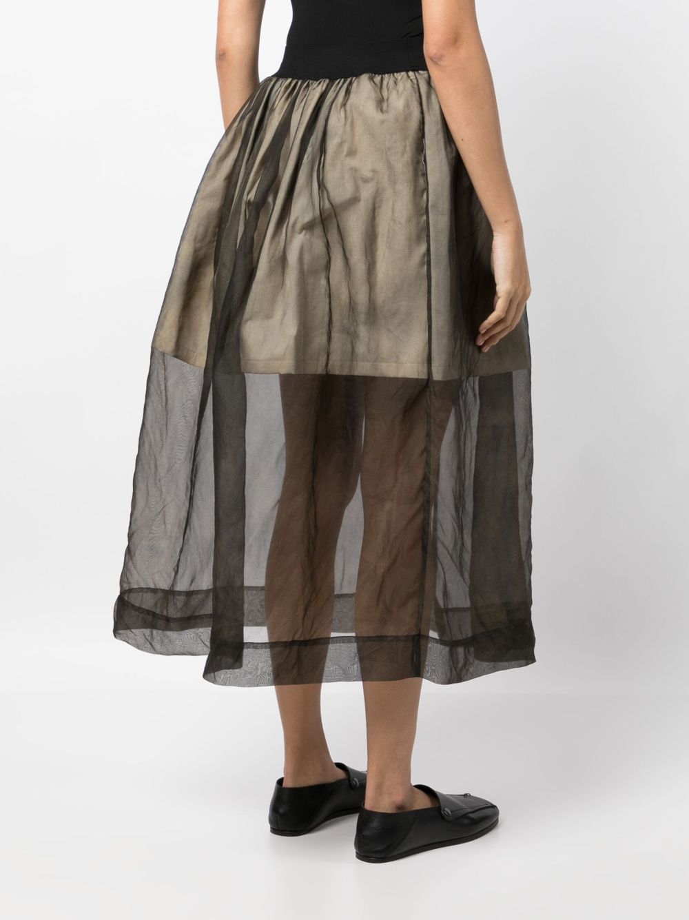 UMA WANG Elegant Silk Skirt