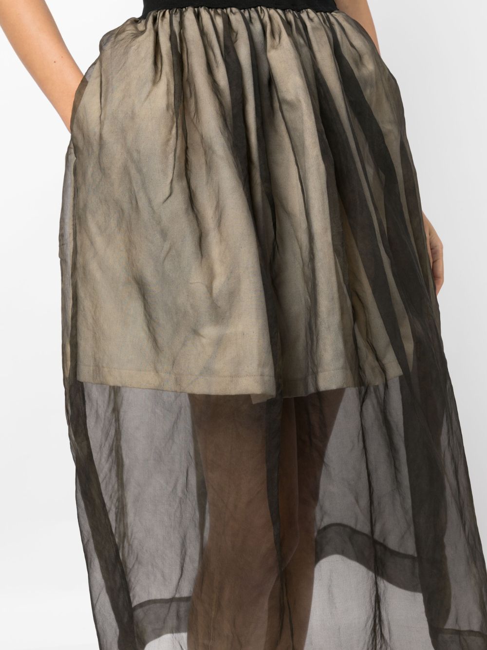 UMA WANG Elegant Silk Skirt