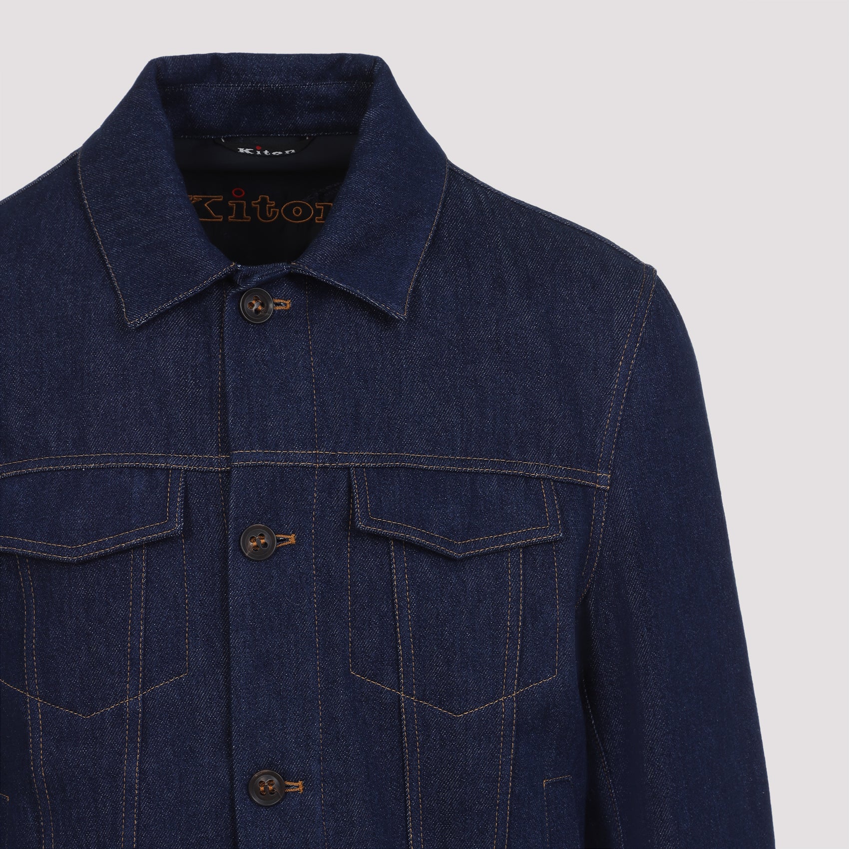 KITON Classic Cotton Jacket for Men