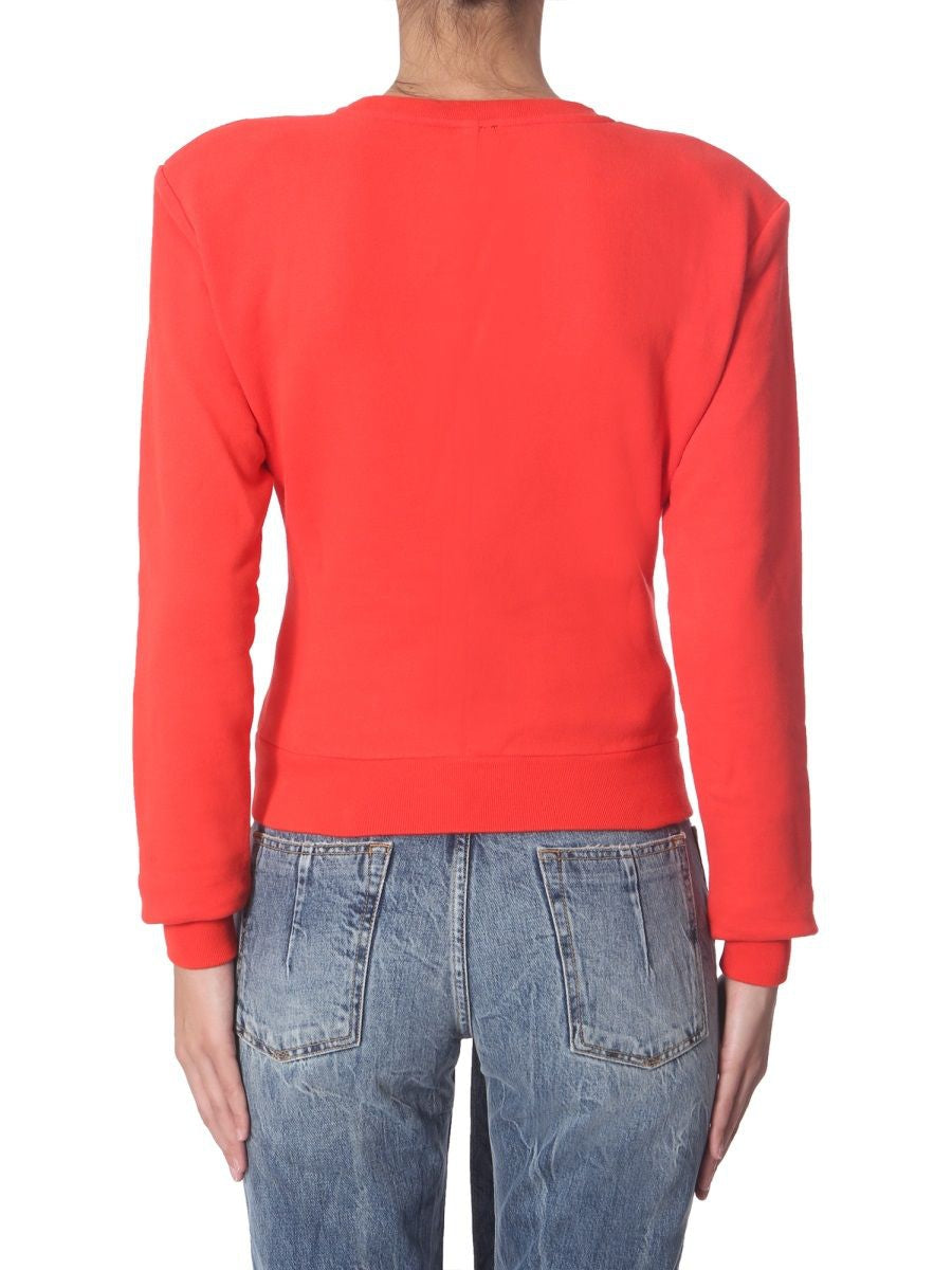 UNRAVEL Asymmetrical Crew Neck Sweatshirt