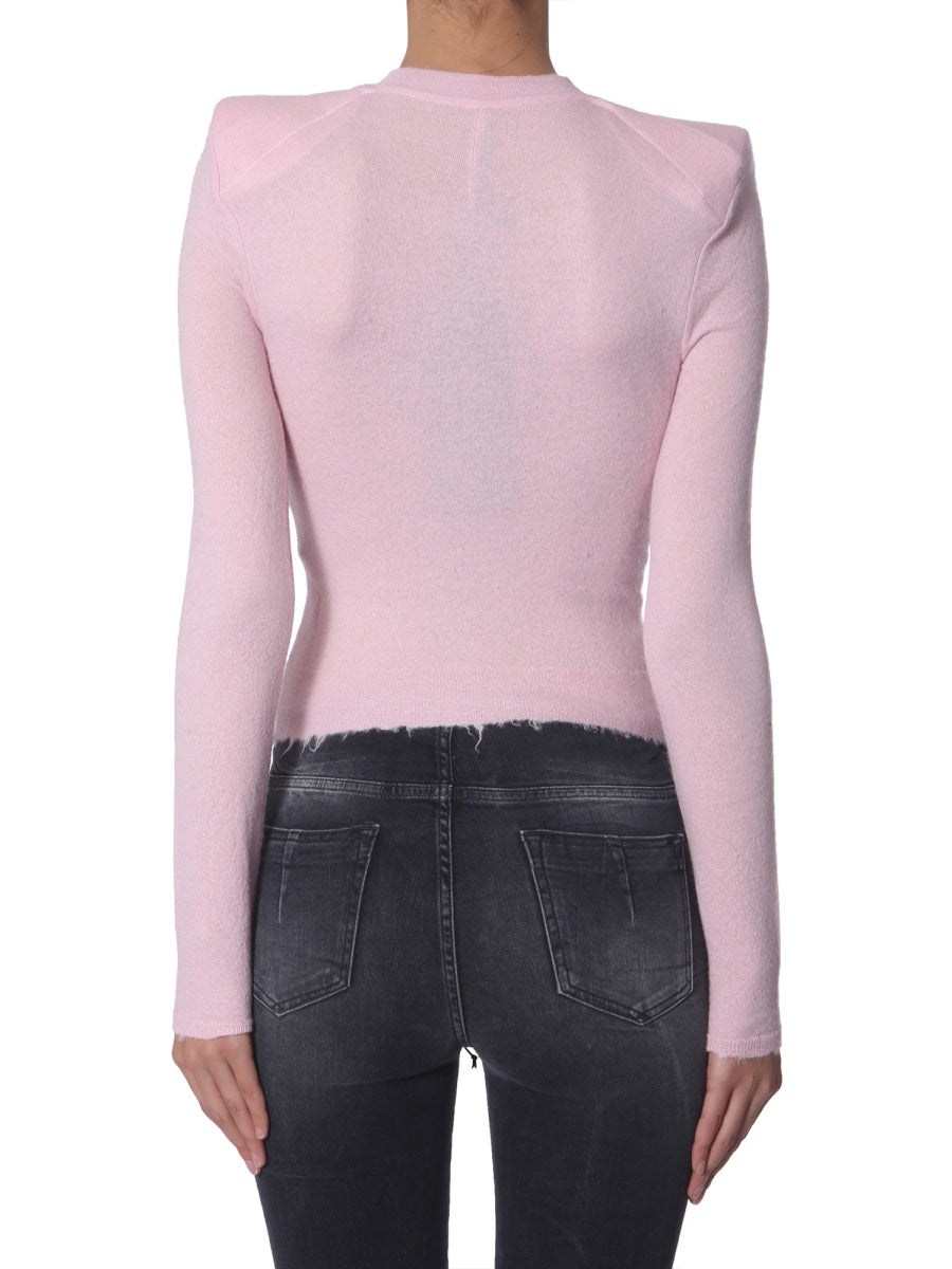 UNRAVEL Essential Turtle Neck Sweater with Padded Straps