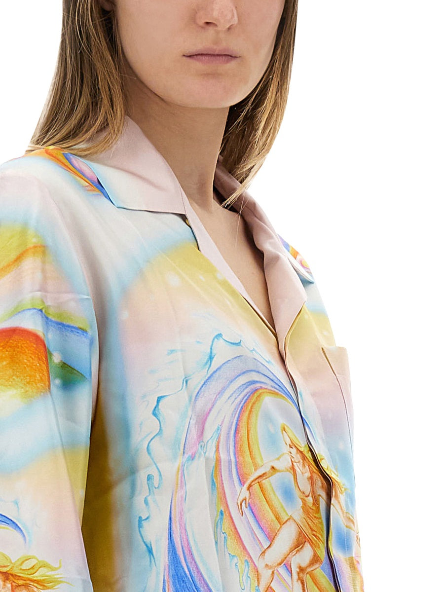 CASABLANCA Silk Multicolour Shirt for Women