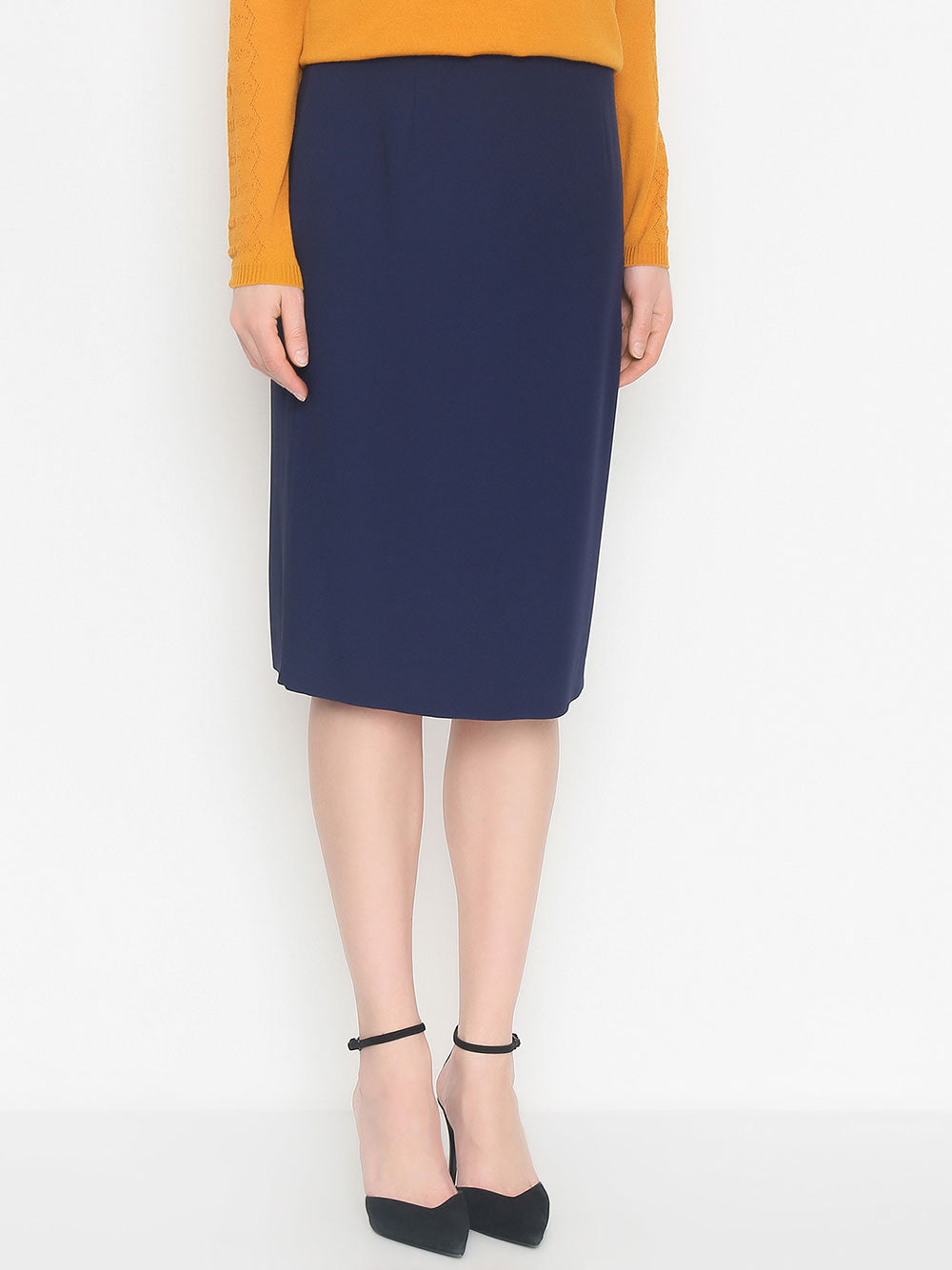 ALBERTA FERRETI Elegant Acetate Skirt - Mini Length
