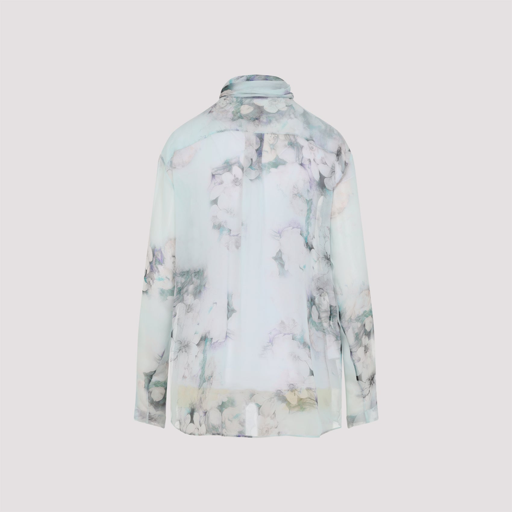 ALBERTA FERRETI Chiffon Shirt - Women’s Fashion Top - FW25