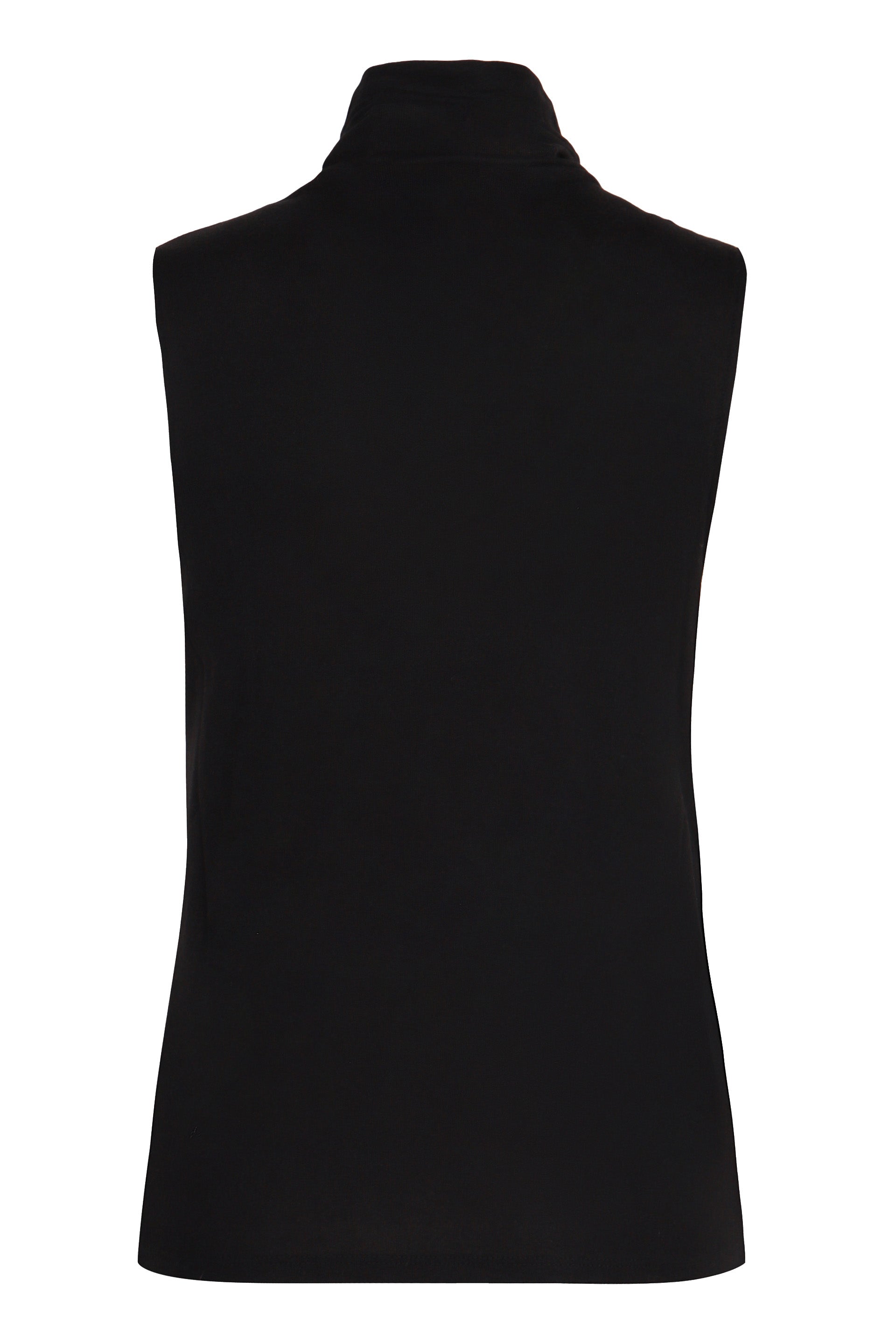 VINCE Mockup Turtleneck Sleeveless Top