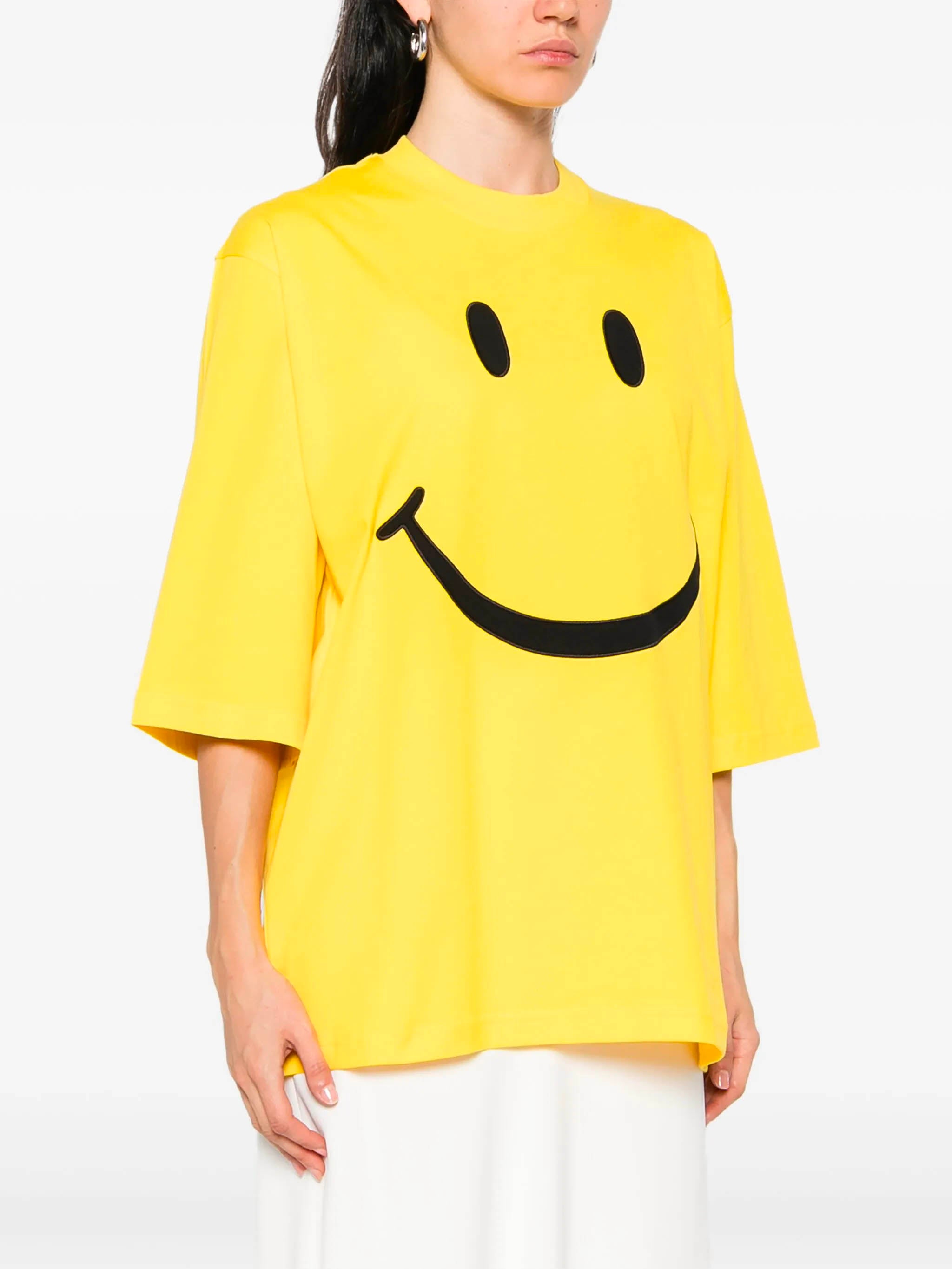 MOSCHINO COUTURE Embroidered Smiley® T-Shirt - Women's Size S