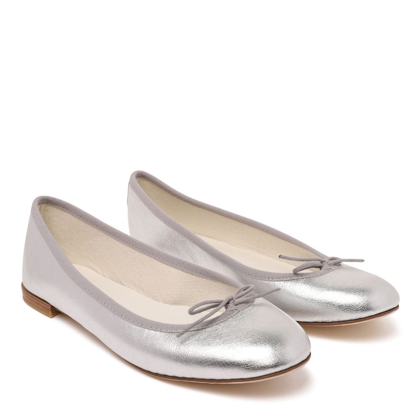 REPETTO 100% Leather and Cotton Ballet Flats for Women