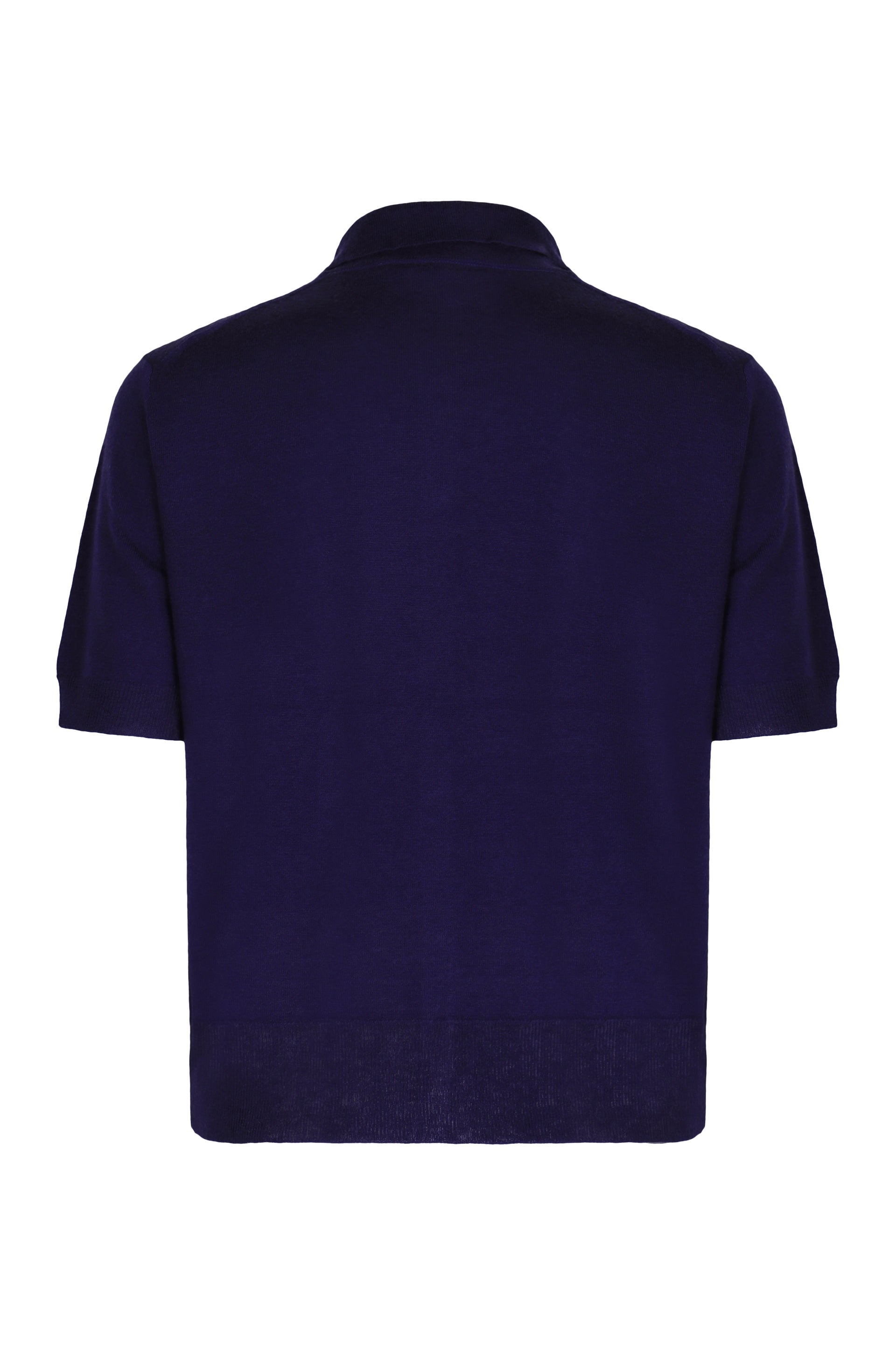 VINCE Wool Blend Sweater with Shirt Collar