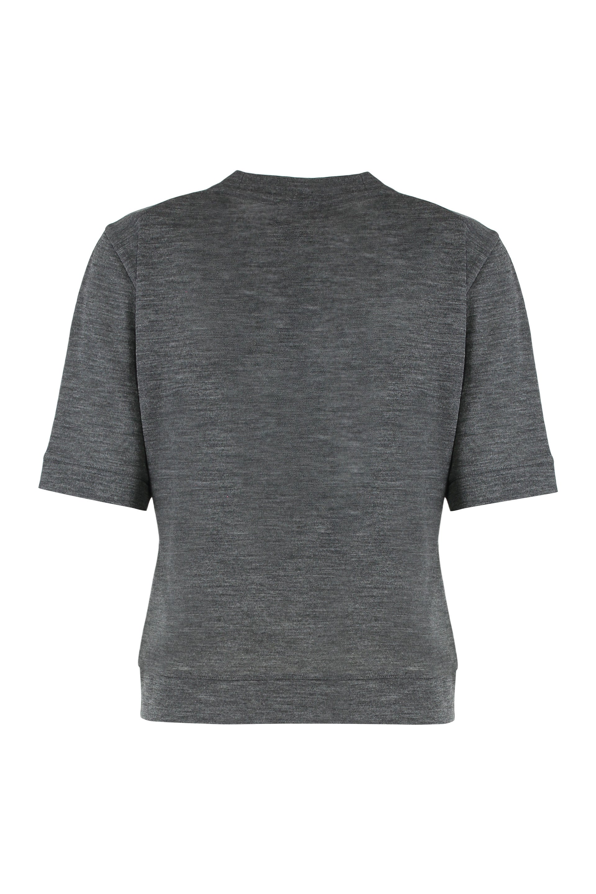 VINCE Wool T-Shirt in Sleek Shade - Women's Casual Top