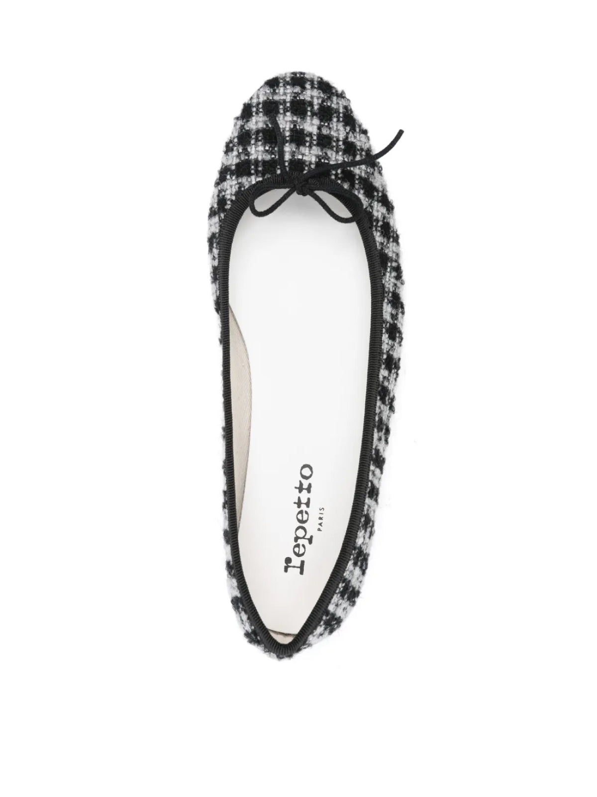 REPETTO Tweed Ballerina Ballet Flats