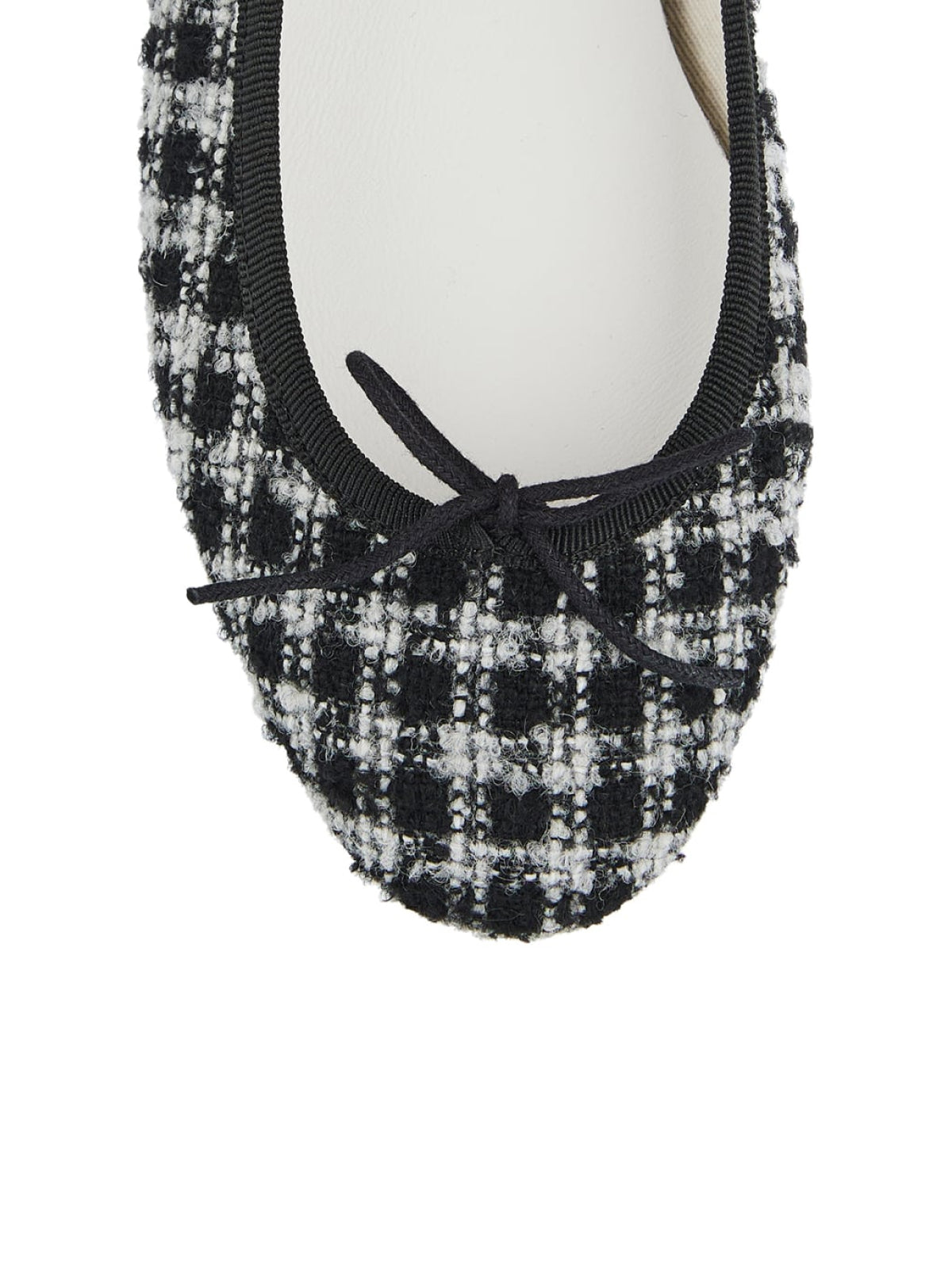 REPETTO Tweed Ballerina Ballet Flats