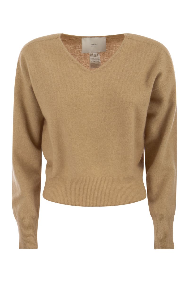 VANISÉ Cashmere V-Neck Sweater - Women's Regular Fit