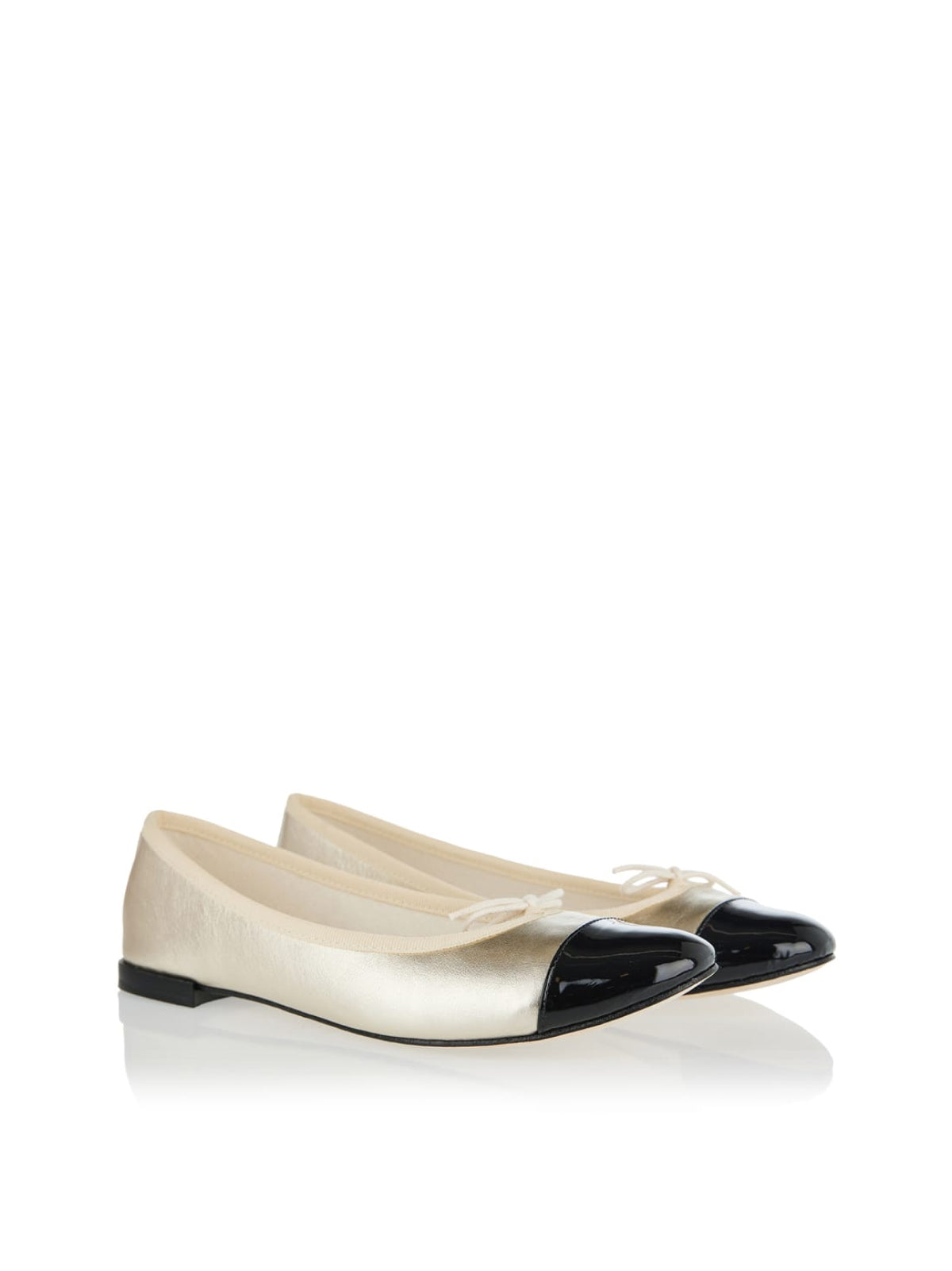 REPETTO Mini Cap-Toe Ballerina Ballet Flats