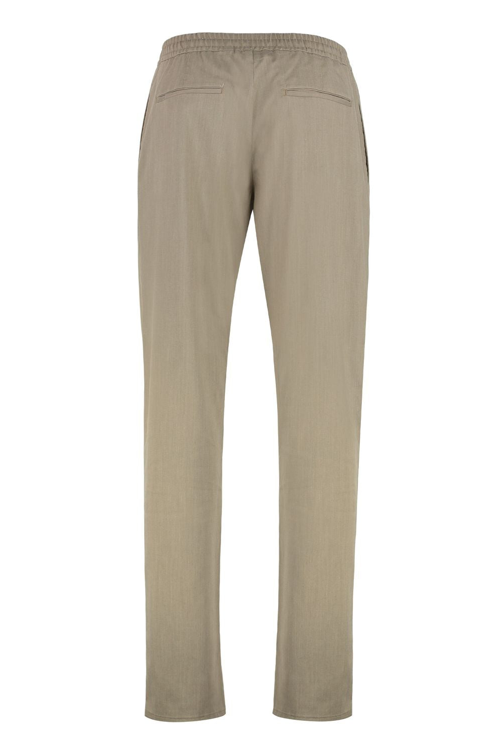 CANALI Men's Regular Fit Wool Blend Trousers