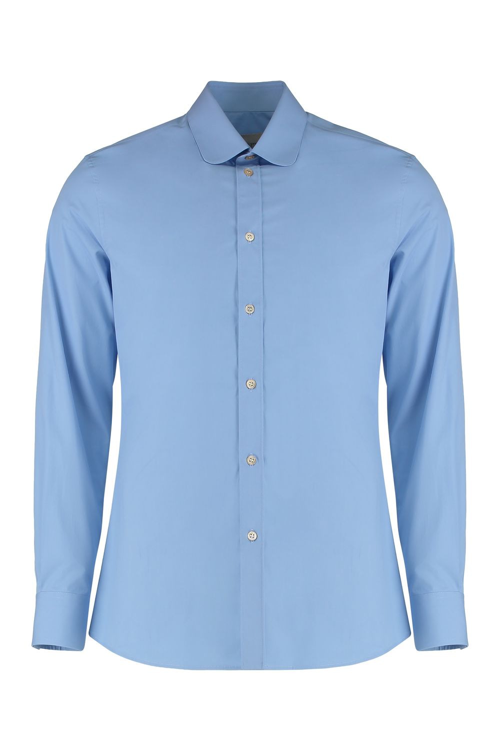 VALENTINO GARAVANI Men's Cotton Rounded Hem Shirt